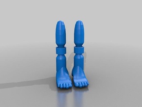 strangulated legs sculptures 3d print model - Mito3D