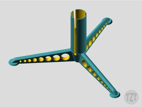 modelo de foguete stand vertical passatempo 3d print model - Mito3D