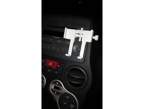 telefono titolare stereo blaupunkt il fai da te regolabile auto fiat panda 3d print model - Mito3D