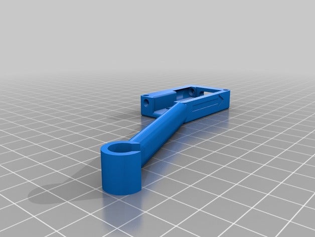 filament sensor case arm support 3d printer accessories alfawise guide holder spool 3D print model - Mito3D