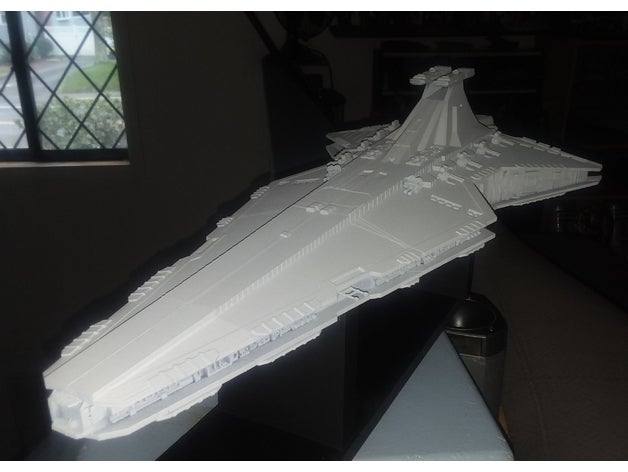 star wars büyük ölçekli venator destroyer araç bilim kurgu alanı uzay aracı gemisi starwars 3D print model - Mito3D