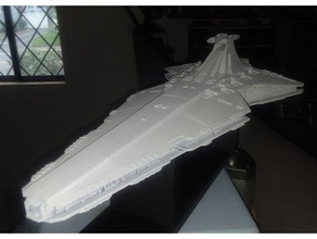 star wars büyük ölçekli venator destroyer araç bilim kurgu alanı uzay aracı gemisi starwars 3d print model - Mito3D