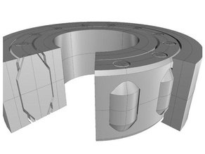 rolamento de rolos 204516 estudo 3d a impressora acessórios 3d print model - Mito3D
