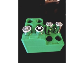 aa battery holder organization rechargeable 3d print model - Mito3D
