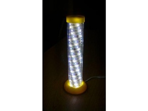 led lamp base cap decor lighting strip 3d print model - Mito3D