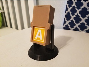 perpetual flip alphabet toys games kids letters 3d print model - Mito3D