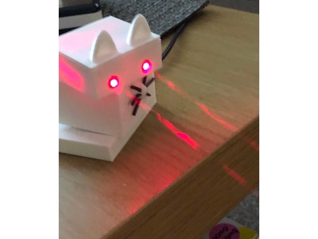 laser jouet de chat l'électronique arduino ky-008 3D print model - Mito3D