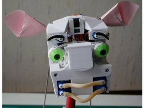 affettiva testa di robot addons robotica 3d print model - Mito3D