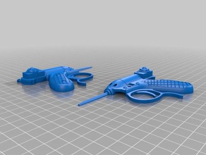 uomini nero cricket pistola costume 3d print model - Mito3D