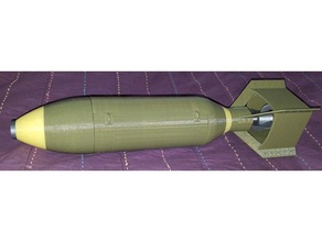 100lb bombe aérienne véhicules 3d print model - Mito3D