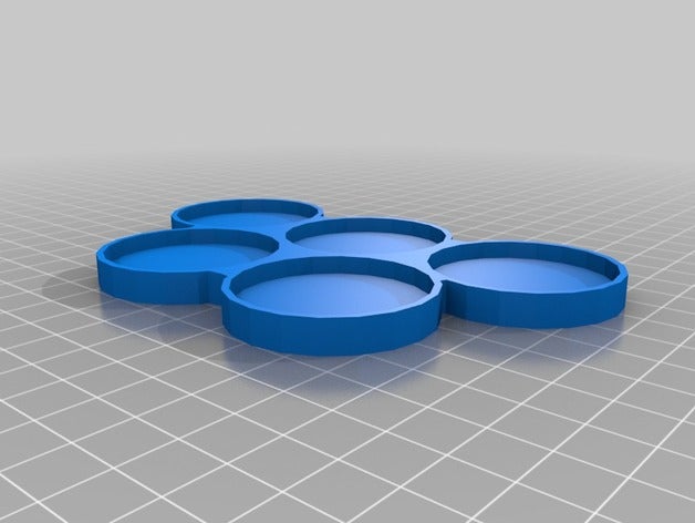 40mm fünf-Mann-Fach 3d drucken 3D print model - Mito3D