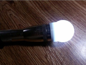 mini mag-la luce della torcia elettrica del diffusore strumenti 3d print model - Mito3D