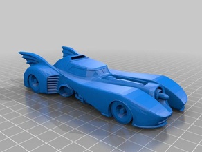 batman batmobile - Spielzeug Spiel Zubehör 3d print model - Mito3D