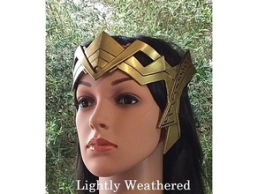 hippolyta crown 3d printed thermoplastic costume 3d print model - Mito3D