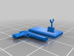 desert eagle cs go key chain weapon base decor global offensive arma counter-strike llavero 3d print model - Mito3D