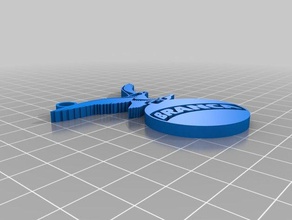 fernet branca Anahtarlık işaretler logoları 3d print model - Mito3D