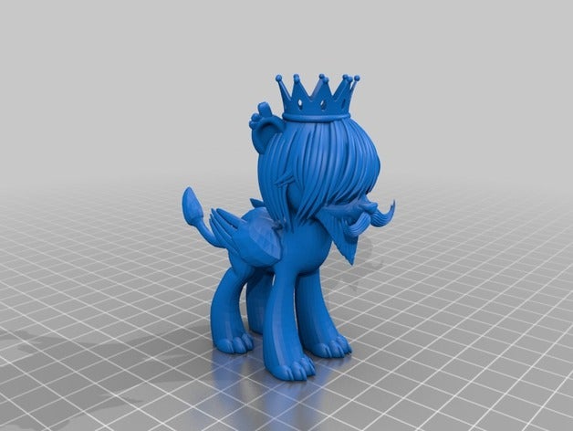 König karl 3d drucken mlp mlpfim mlp-fim sphinx 3D print model - Mito3D