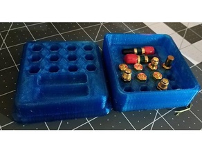 sma depolama kutusu adaptörleri elektronik Konnektörler organizer kutu 3d print model - Mito3D