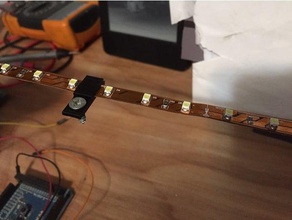 led strip clip electronics light mount 3d print model - Mito3D