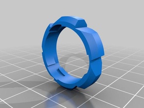 sci-fi ring rings 3d print model - Mito3D