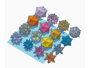astor collection math art astors geodesic 3d print model - Mito3D
