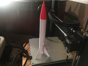 modelo de foguete hobby estes foguetes 3d print model - Mito3D