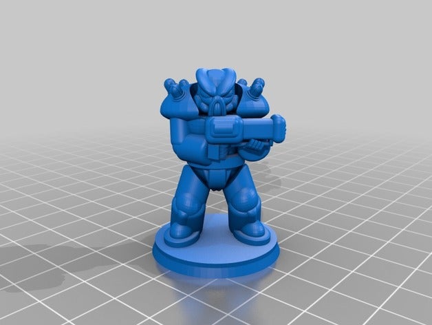 fallout wasteland guerra tesla x-01 enclave power armor alt-posa di 28 mm 3d stampa 3D print model - Mito3D