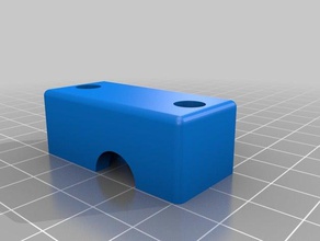 e3d v6 hotend extruder mount cover wo holes printer parts 3d 3d print model - Mito3D