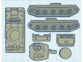 cromwell centauro iv tanque de ruptura juguete juego accesorios modelo a escala 3d print model - Mito3D