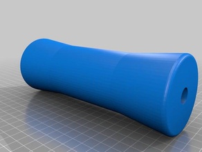 Boot trailer roller 180mm automotive 3d print model - Mito3D