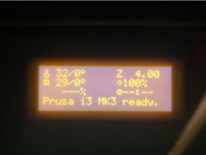prusa lcd screen optical filter protector 3d printer accessories display i3 mk3 3d print model - Mito3D