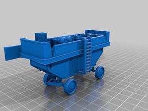 ennllien steamtank cargo cart miniature rpg vehicles 3d print model - Mito3D
