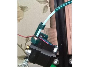 support bowden tube flsun i3 3d printer parts adapter bracket 3d print model - Mito3D