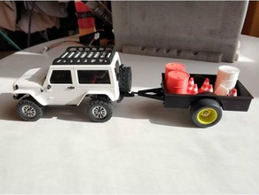 135 ölçekli römork orlandoo avcı rc araç araba model 3d print model - Mito3D