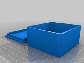 mon personnalisés arrondi de la boîte les conteneurs 3d print model - Mito3D