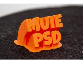 muie psd office customized 3d print model - Mito3D