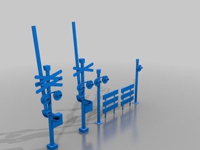ahob olandese attraversamento della ferrovia protezioni puntelli 3d print model - Mito3D