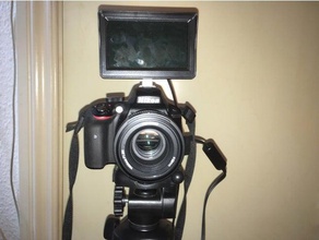 camera field monitor hotshoe mount adapter 3d print model - Mito3D