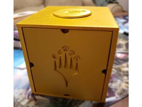 mtg-cube - Spielzeug Spiel Zubehör magic Magie sammeln mtg-box 3d print model - Mito3D