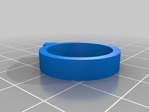 classic ring accessories bague 3d print model - Mito3D