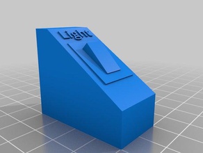 interruptor de la luz del recinto 3d impresión 3d print model - Mito3D