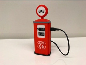 vintage gas pump phone charger mobile iphone 4 5 6 smartphone 3d print model - Mito3D