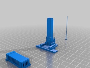 monumento bandera rosario des bâtiments les structures de l'argentine barcelone barco escultura 3d print model - Mito3D