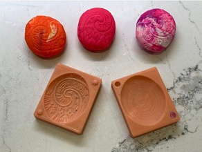 moana heart tefiti playdough mold toy game accessories 3d print model - Mito3D