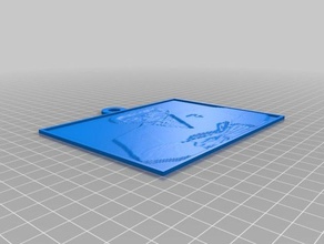 heb 2d art personalizado 3d print model - Mito3D