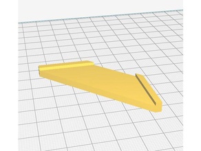 glass 45&deg corner cutting guide hand tools cutter score scoring 3d print model - Mito3D