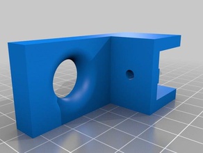 filament guide 20x20 rail 3d printer parts 2020 anycubic kossel plus 3d print model - Mito3D