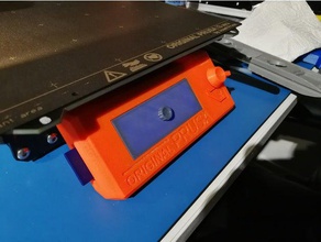 prusa i3 mk3 cubierta de la pantalla integrada perilla 3d impresora accesorios el polvo lcd lente original 3d print model - Mito3D
