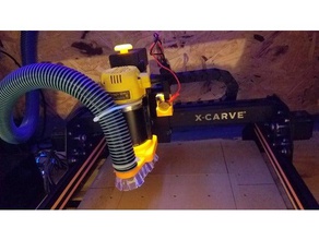 xcarve probe mount 3d printing cnc machine mill router diy table mpcnc add-on dust shoe guard axis 3d print model - Mito3D
