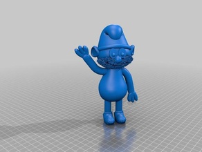 papa smurf brinquedos jogos 3d print model - Mito3D